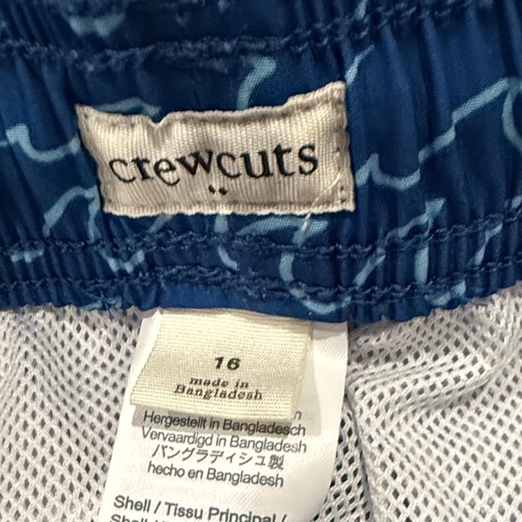 Crewcuts Boy’s Wave Pattern Swim Shorts - Picture 2 of 3